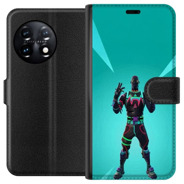 OnePlus 11 Lommeboketui svart ridder fortnite