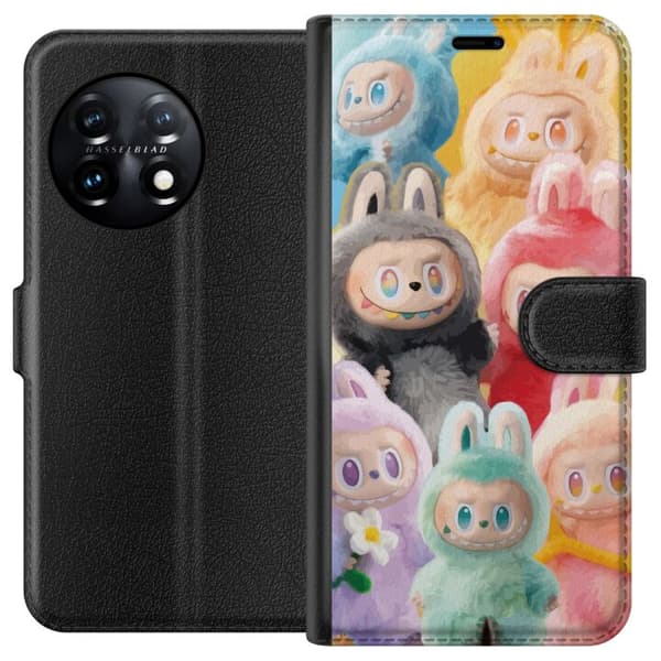 OnePlus 11 Tegnebogsetui Labubu Skitse Stil