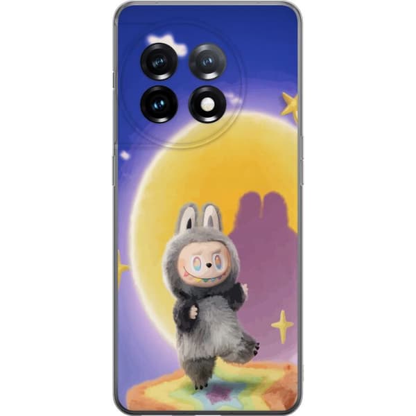 OnePlus 11R Läpinäkyvä kuori Labubu Neon Pop - Neonväri pop-taiteen hirviö