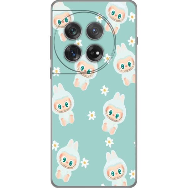 OnePlus 12 Gjennomsiktig deksel Labubu Candy Vibes