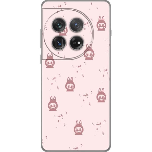 OnePlus 12 Gennemsigtig cover Labubu Neon Pop - Neonfarvet pop art monster