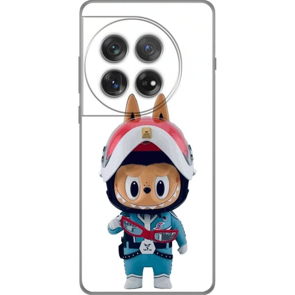OnePlus 12 Gennemsigtig cover How2work Labubu Monstre x Ultraman Blue Figur