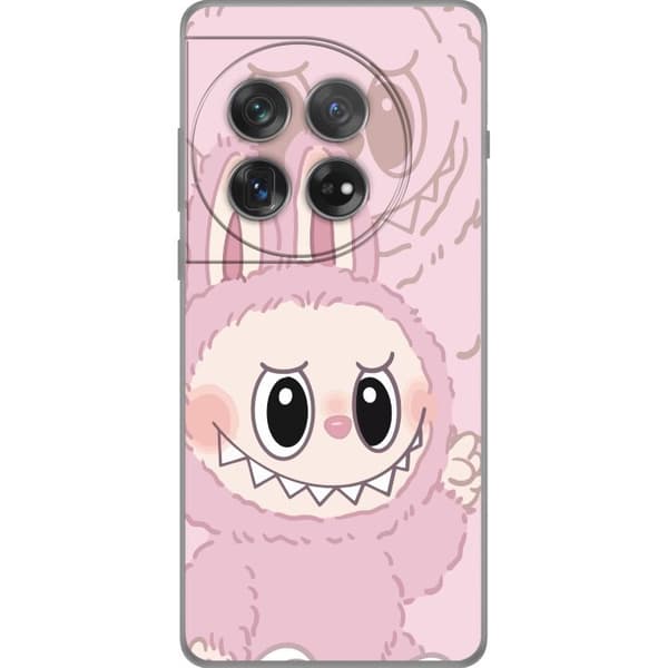 OnePlus 12 Gjennomsiktig deksel Labubu Floral Freak
