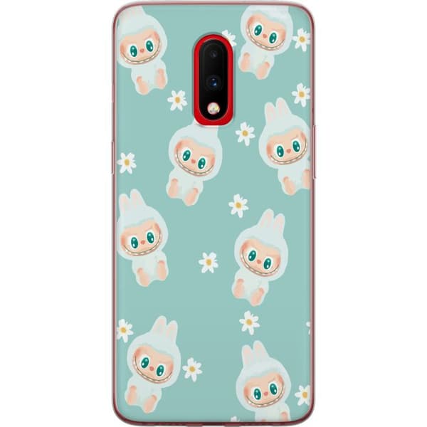 OnePlus 7 Gjennomsiktig deksel Labubu Candy Vibes
