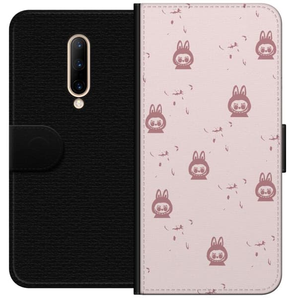 OnePlus 7 Pro Lommeboketui Labubu Neon Pop - Neonfarget pop art monster