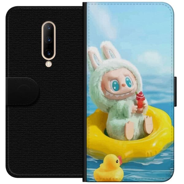 OnePlus 7 Pro Lommeboketui Labubu Stripe Attack - Striper møter monstre