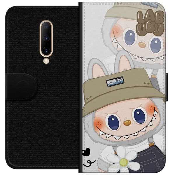 OnePlus 7 Pro Lompakkokotelo Labubu Minimal Mood - Yksinkertainen ja tyylikäs hirviösuunnittelu