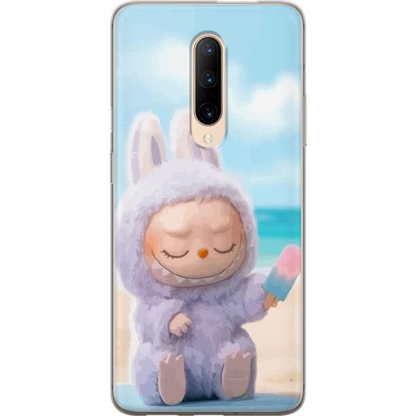 OnePlus 7 Pro Gjennomsiktig deksel Labubu Pink Stemning
