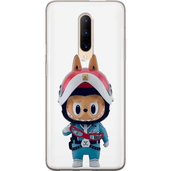 OnePlus 7 Pro Läpinäkyvä kuori How2work Labubu hirviöt x Ultraman Blue -hahmo