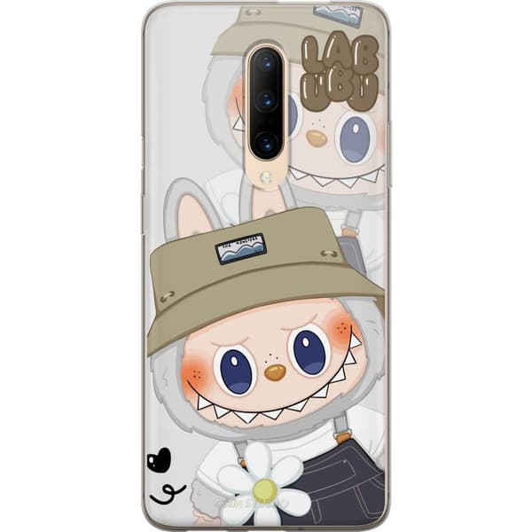 OnePlus 7 Pro Läpinäkyvä kuori Labubu Minimal Mood - Yksinkertainen ja tyylikäs hirviösuunnittelu