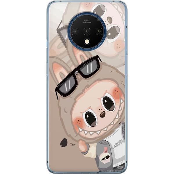OnePlus 7T Gennemsigtig cover Labubu Rainbow Chaos