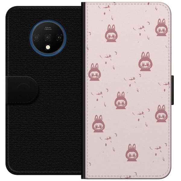 OnePlus 7T Lommeboketui Labubu Neon Pop - Neonfarget pop art monster