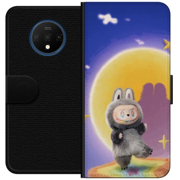 OnePlus 7T Tegnebogsetui Labubu Neon Pop - Neonfarvet pop art monster