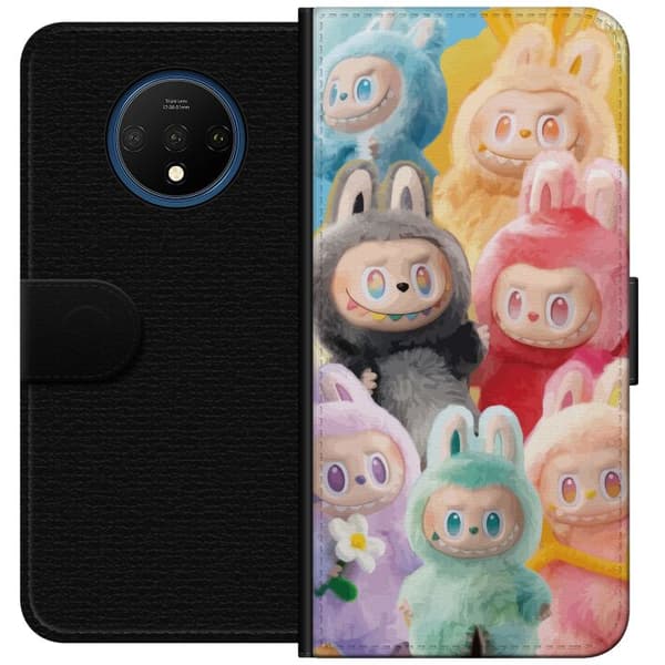 OnePlus 7T Tegnebogsetui Labubu Skitse Stil