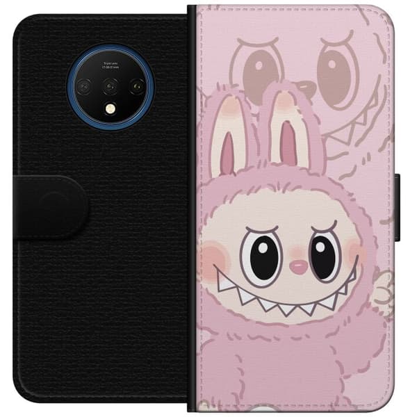 OnePlus 7T Tegnebogsetui Labubu Floral Freak