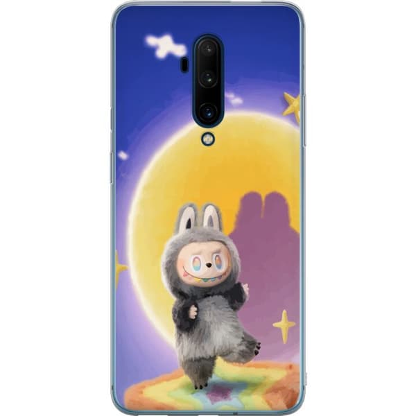 OnePlus 7T Pro Läpinäkyvä kuori Labubu Neon Pop - Neonväri pop-taiteen hirviö