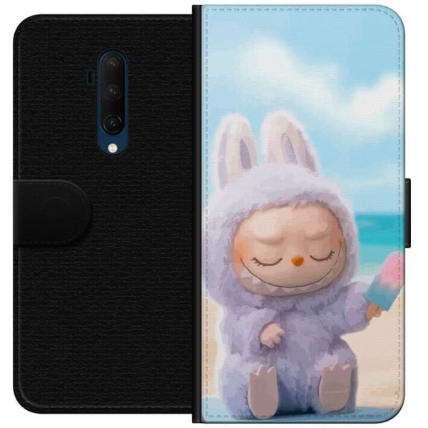 OnePlus 7T Pro Lompakkokotelo Labubu Vaaleanpunainen Tunnelma