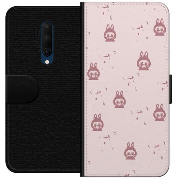 OnePlus 7T Pro Tegnebogsetui Labubu Neon Pop - Neonfarvet pop art monster
