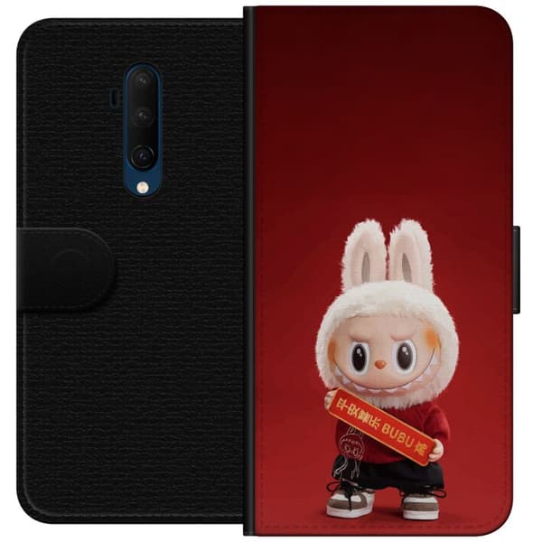 OnePlus 7T Pro Lompakkokotelo Pop Mart The Monsters Labubu Onnea Vinyl Nukke