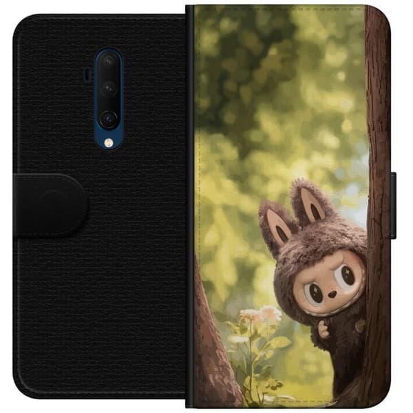 OnePlus 7T Pro Tegnebogsetui Labubu Graffiti Vibes – Gadekunst i monsterform