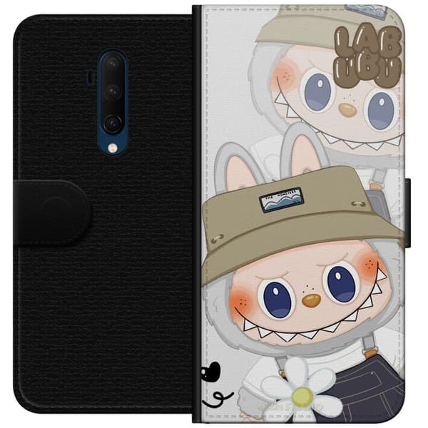 OnePlus 7T Pro Lommeboketui Labubu Minimal Mood - Enkel og stilig monsterdesign
