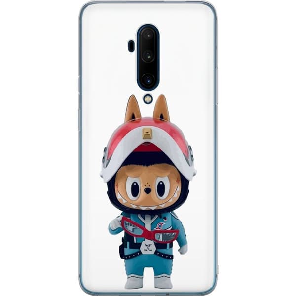 OnePlus 7T Pro Läpinäkyvä kuori How2work Labubu hirviöt x Ultraman Blue -hahmo