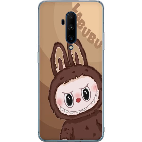 OnePlus 7T Pro Gjennomsiktig deksel Labubu Sky Kosebamse - Hvit og Blå Design med Søt Stil