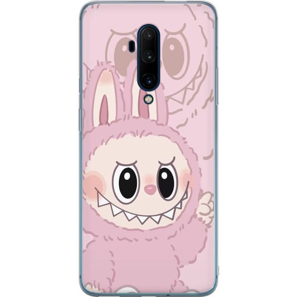 OnePlus 7T Pro Läpinäkyvä kuori Labubu Floral Freak