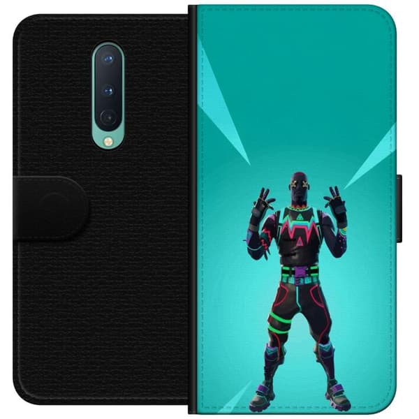 OnePlus 8 Tegnebogsetui sort ridder fortnite