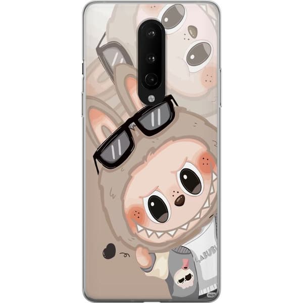 OnePlus 8 Gennemsigtig cover Labubu Rainbow Chaos