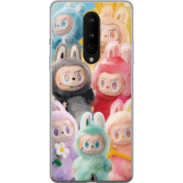 OnePlus 8 Gennemsigtig cover Labubu Skitse Stil