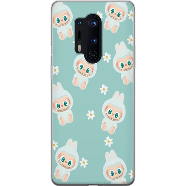 OnePlus 8 Pro Läpinäkyvä kuori Labubu Candy Vibes
