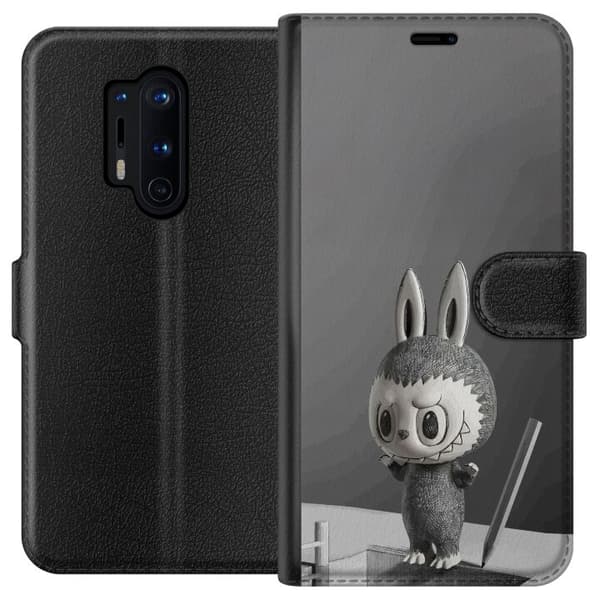 OnePlus 8 Pro Plånboksfodral Pop Mart MEGA LABUBU LABUBU Sketch 1000%