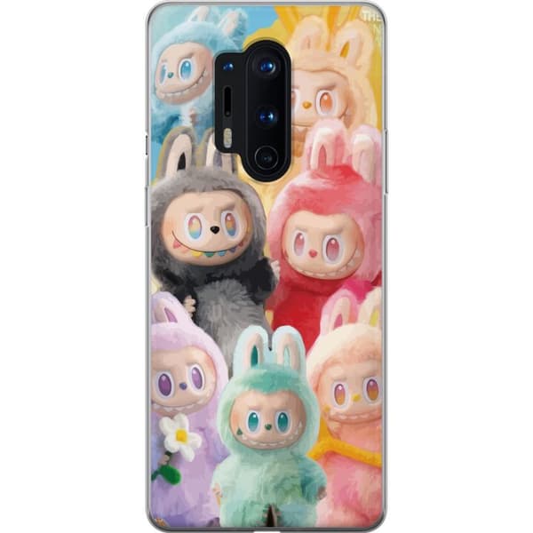 OnePlus 8 Pro Läpinäkyvä kuori Labubu Luonnos Tyyli