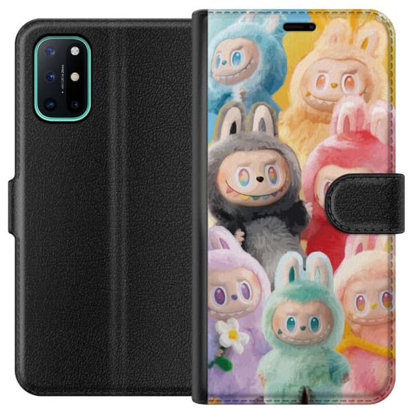 OnePlus 8T Plånboksfodral Labubu Sketch Style – Handritat monster i tusch