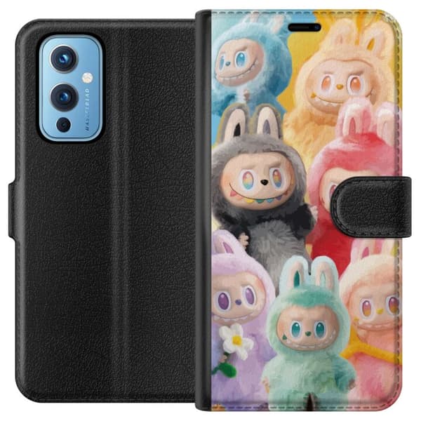 OnePlus 9 Lommeboketui Labubu Skissestil