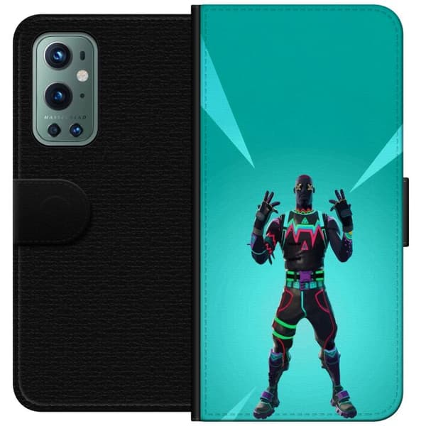OnePlus 9 Pro Tegnebogsetui sort ridder fortnite