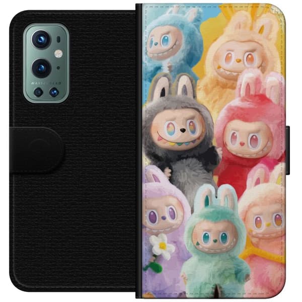 OnePlus 9 Pro Tegnebogsetui Labubu Skitse Stil