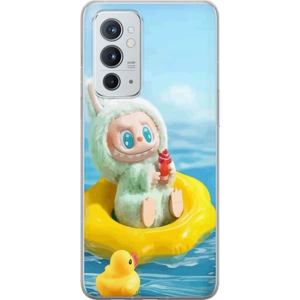 OnePlus 9RT 5G Läpinäkyvä kuori Labubu Stripe Attack - Raidat kohtaavat hirviöt