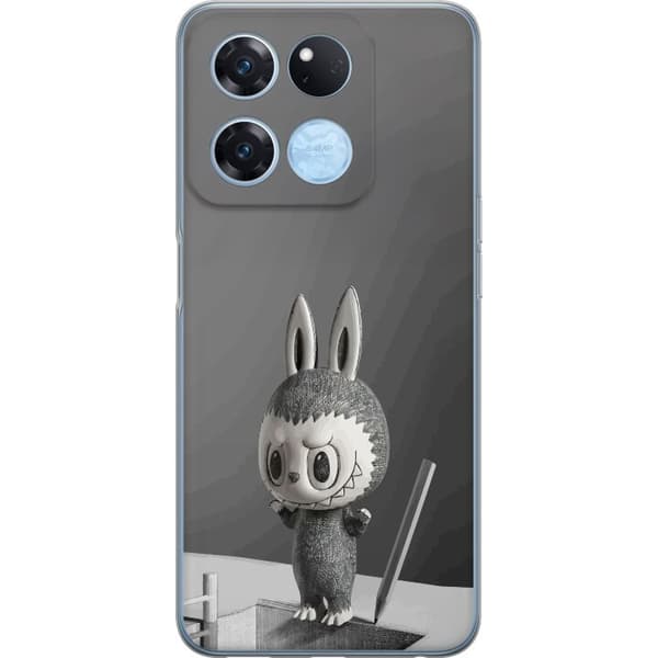 OnePlus Ace Racing Gjennomsiktig deksel Pop Mart MEGA LABUBU LABUBU Sketch 1000%