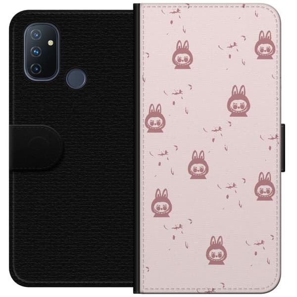 OnePlus Nord N100 Plånboksfodral Labubu Neon Pop – Neonfärgad pop art monster
