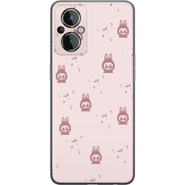 OnePlus Nord N20 5G Gennemsigtig cover Labubu Neon Pop - Neonfarvet pop art monster