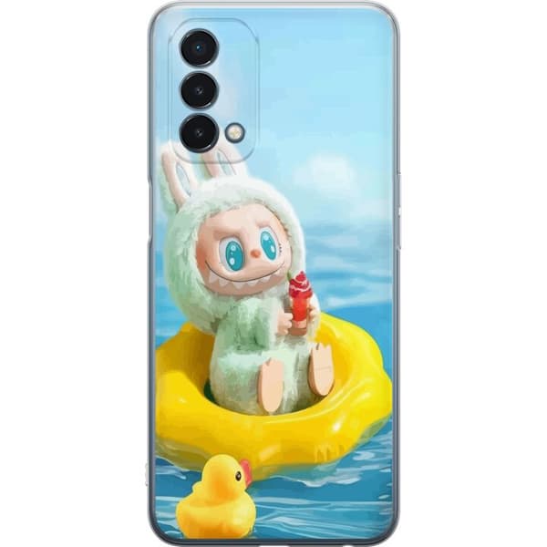 OnePlus Nord N200 5G Gennemsigtig cover Labubu Stripe Attack - Striber møder monstre