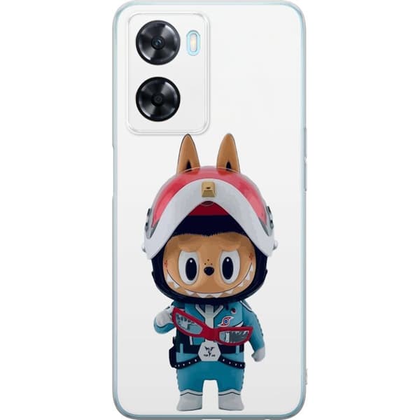 OnePlus Nord N20 SE Gjennomsiktig deksel How2work Labubu Monstrene x Ultraman Blue Figur