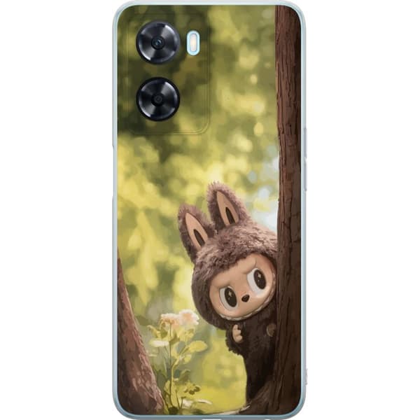 OnePlus Nord N20 SE Genomskinligt Skal Labubu Graffiti Vibes – Gatukonst i monsterform