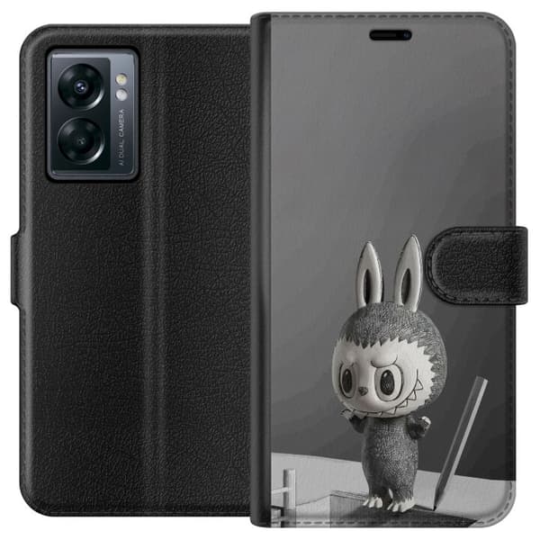 OnePlus Nord N300 Tegnebogsetui Pop Mart MEGA LABUBU LABUBU Sketch 1000%