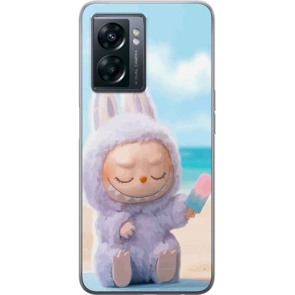 OnePlus Nord N300 Gjennomsiktig deksel Labubu Pink Stemning