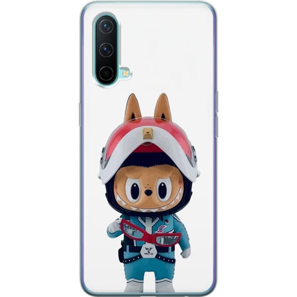 OnePlus Nord CE 5G Gjennomsiktig deksel How2work Labubu Monstrene x Ultraman Blue Figur