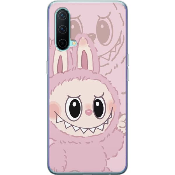 OnePlus Nord CE 5G Läpinäkyvä kuori Labubu Floral Freak