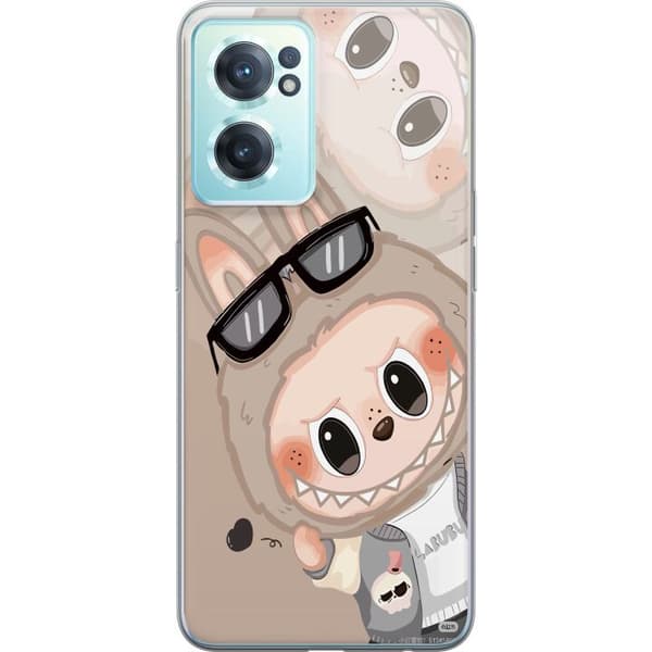 OnePlus Nord CE 2 5G Gjennomsiktig deksel Labubu Rainbow Chaos